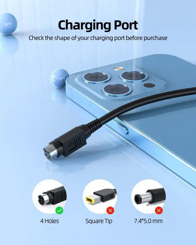 Alt view image 3 of 5 - 230W AC Charger Fit for MSI GT75 GT76 GT75VR GT73VR GT63 GT62VR GT83 GT83VR WT75 WT73VR,Trident 3 8RC 8RA 9SI 9SH 10SA 10SI VR7RC,Vortex W25 G25 Laptop Power Supply Adapter Cord