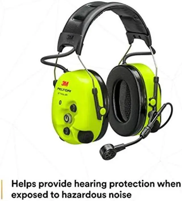 Alt view image 3 of 5 - PELTOR 3M WS ProTac XPI Headset Headband MT15H7AWS6, Yellow, Large