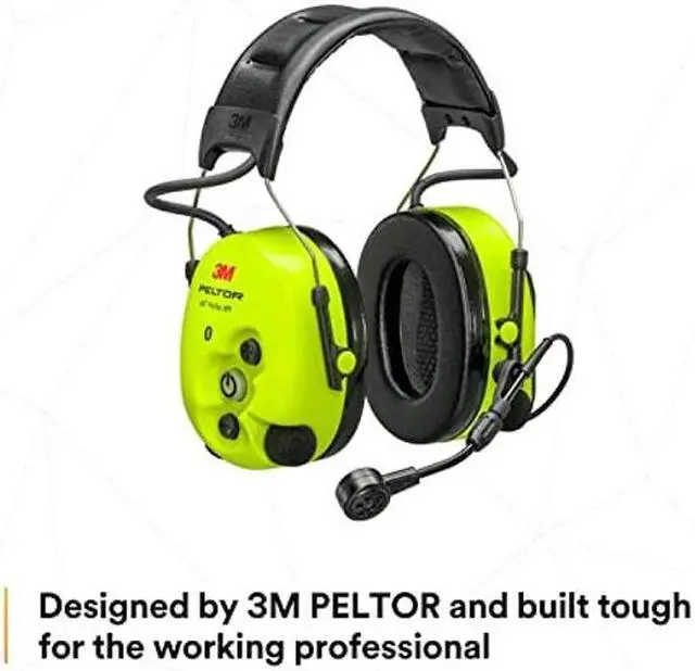Alt view image 4 of 5 - PELTOR 3M WS ProTac XPI Headset Headband MT15H7AWS6, Yellow, Large