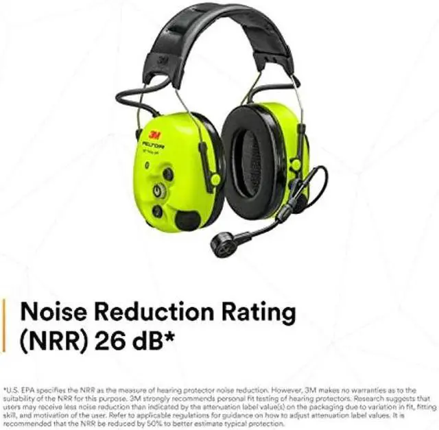 Alt view image 5 of 5 - PELTOR 3M WS ProTac XPI Headset Headband MT15H7AWS6, Yellow, Large