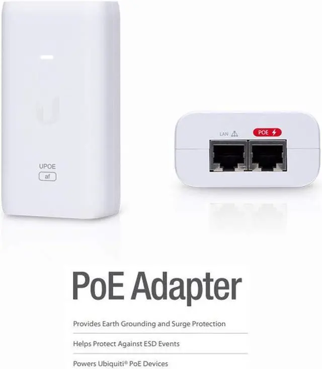 Alt view image 2 of 5 - POE Injector U-POE-af 10 Units 802.3af Supported PoE Power Over Ethernet Injector