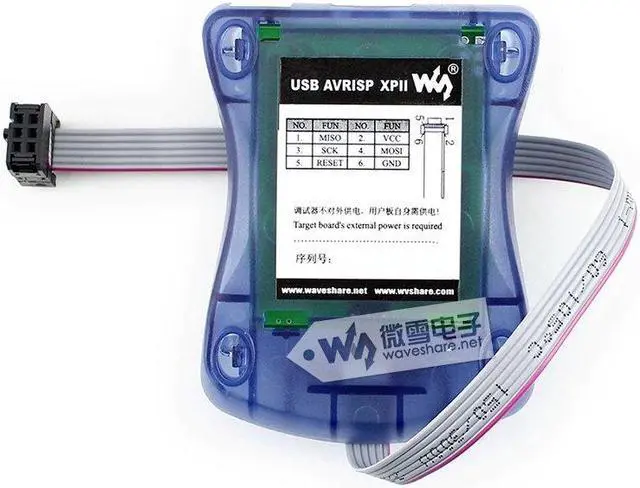 Alt view image 2 of 5 - Compatible Atmel at AVR ISP mk2 MKII ATMEL AVR Programmer USB AVRISP XPII in-System Programmer Supports AVR Studio 4/5/6/7