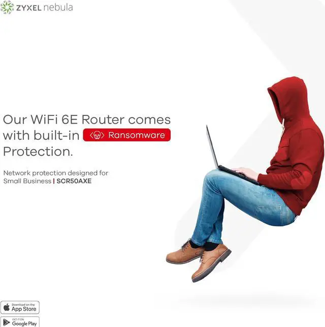 Alt view image 4 of 5 - Zyxel Secure Cloud-Managed Router with AXE5400 Tri-Band WiFi Subscription-Free Network Security, Manageable via Nebula APP/Ideal for Small Office/Small Branch. [SCR 50AXE]