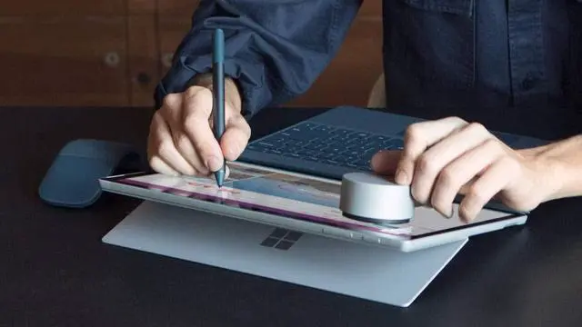 Alt view image 2 of 5 - Microsoft Surface Pen for Surface Pro 7 Pro 6 Surface Laptop 3 Surface Book 2 Laptop 2 Surface Go Studio 2 Pro 5 Pro 4 4096 Pressure Points Rubber Eraser Bluetooth 4.0 Platinum
