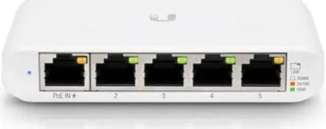 Alt view image 4 of 5 - Ubiquiti UniFi Flex Mini 5-Port PoE Switch