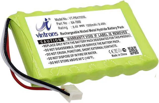 Alt view image 2 of 5 - VI VINTRONS Battery Replacement Compatible for Brother PT-7600, PT-7600 Label Printer, P-Touch,