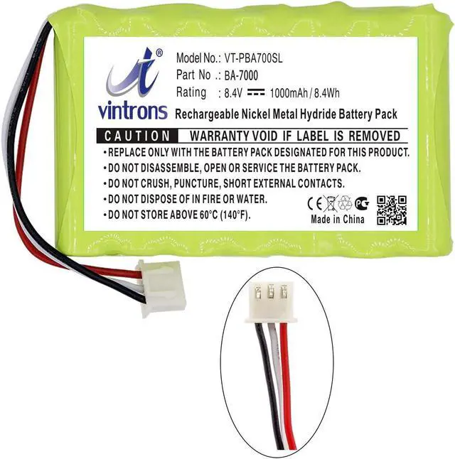 Alt view image 5 of 5 - VI VINTRONS Battery Replacement Compatible for Brother PT-7600, PT-7600 Label Printer, P-Touch,