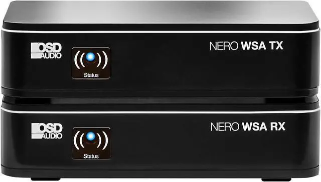 Main image of OSD Wireless 5.8G Subwoofer Transmitter/Receiver Kit Dual Source, Diversity Antennas and Brackets Nero WSA