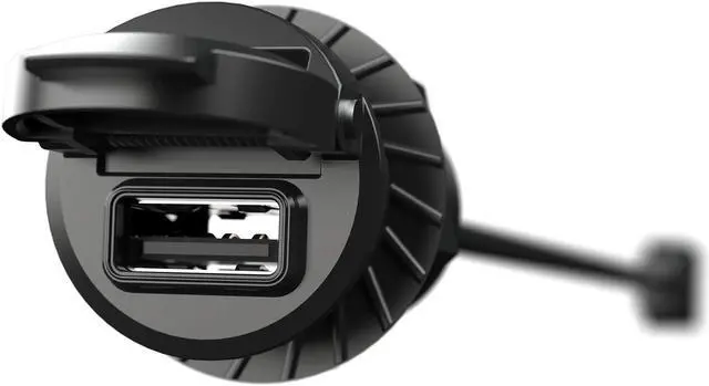 Main image of Rockford Fosgate PMX-USBP Universal Marine Grade USB Port with Hinged Cover