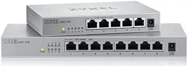 Alt view image 5 of 5 - Zyxel 8-Port 2.5G Multi-Gigabit Unmanaged Switch for Home Entertainment or SOHO Network [MG-108]