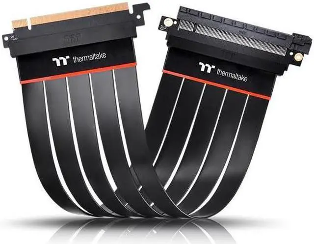 Alt view image 4 of 5 - Thermaltake PCI Express Extender/Black/PCI-E 4.0 16X/300mm