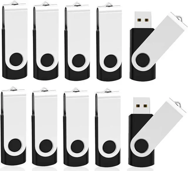 Alt view image 4 of 5 - 10×4GB Black + 10×2GB Multicolor USB Flash Drives Thumb Drives