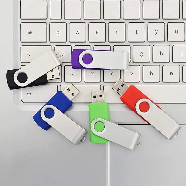 Alt view image 3 of 5 - 10×4GB Black + 10×2GB Multicolor USB Flash Drives Thumb Drives