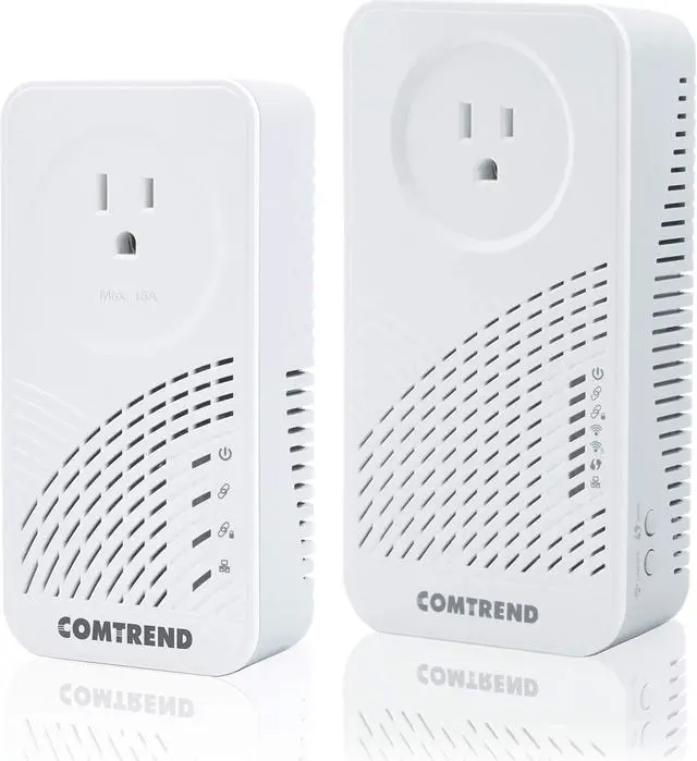 Main image of Comtrend 2Gbps G.hn Powerline Ethernet Adapter with Wireless AC I 2-Unit Kit (PG-9182AC-KIT)