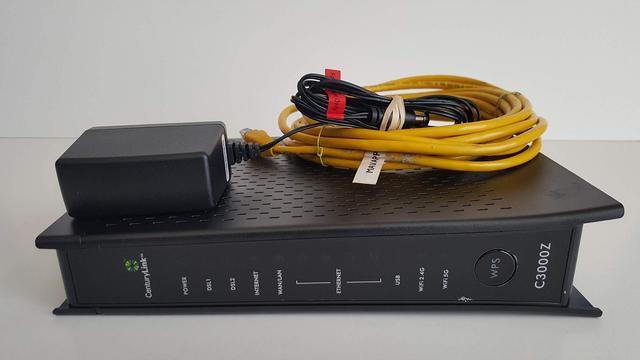 Alt view image 4 of 5 - ZyXEL C3000Z Modem CenturyLink