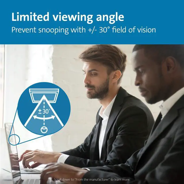 Alt view image 4 of 5 - Kensington MagPro Elite Magnetic Privacy Screen for MacBook Pro 13" (K58360WW)