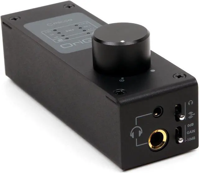 Alt view image 2 of 5 - Micca OriGen G3 HiFi USB and Optical DAC Amp for Headphones and Powered Speakers, 24-Bit/192kHz, Earphone Amplifier, Preamp, Volume Control, for Desktop Computers and Laptops