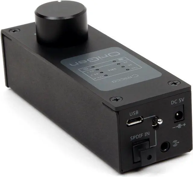 Alt view image 3 of 5 - Micca OriGen G3 HiFi USB and Optical DAC Amp for Headphones and Powered Speakers, 24-Bit/192kHz, Earphone Amplifier, Preamp, Volume Control, for Desktop Computers and Laptops
