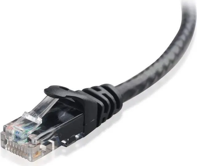Alt view image 3 of 5 - Cable Matters Snagless Long Cat6 Ethernet Cable (Cat6 Cable, Cat 6 Cable) in Black 75 ft & Long Cat6A (SSTP, SFTP) Shielded Ethernet Cable