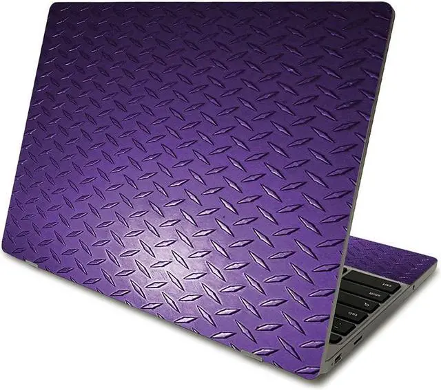 Main image of MightySkins Skin Compatible with Samsung Chromebook 4 (2021) 11.6" - Purple Diamond Plate | Protective, Durable, and Unique Vinyl Decal wrap Cover | Easy to Apply | Made in The USA