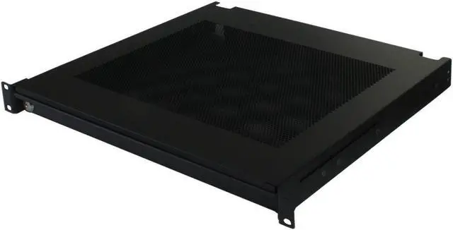 Main image of Penn Elcom EX-6301B 19 Inch Rack Mountable Vented Laptop/Tablet Drawer with Foam Wrist-Pad Support, Key Lock and Rear Cable Access