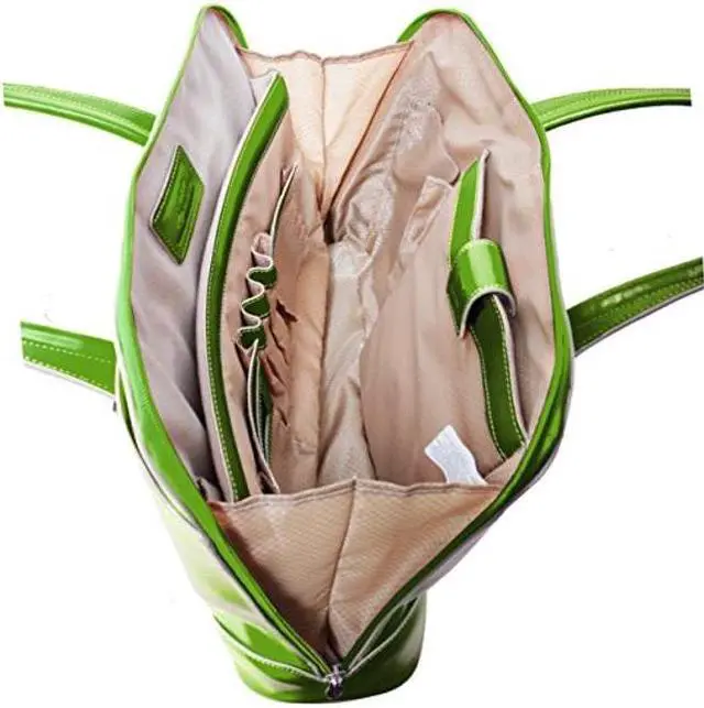 Alt view image 5 of 5 - McKleinUSA W Series, Avon, Top Grain Cowhide Leather, 15" Leather Ladies' Laptop Briefcase, Green (96651), One Size