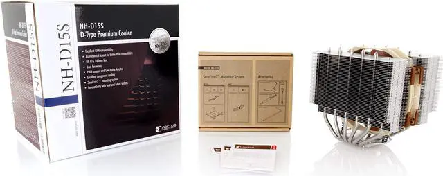 Alt view image 4 of 5 - Noctua NH-D15S CPU Cooler with LGA1700 mounting kit for Intel Alder Lake-S