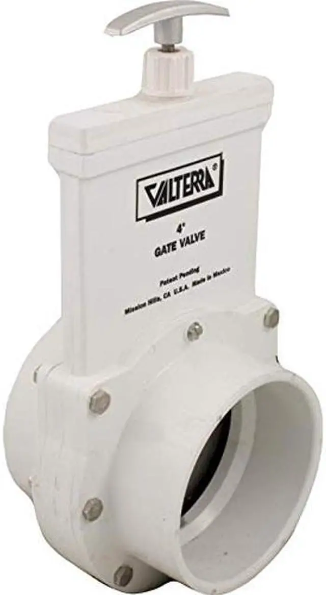 Main image of Valterra 6401 4" Slip 30 PSI 3-Piece Pool & Spa Gate Valve with Stainless Steel Paddle
