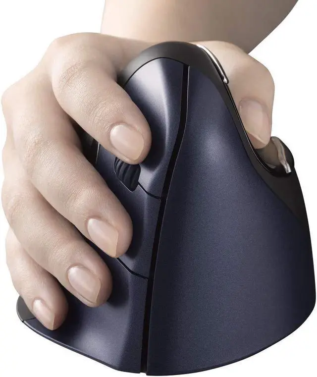 Alt view image 4 of 5 - Evoluent VM4RW Vertical Mouse for Right Hand - Ergonomic Mouse Wireless USB, Helps Reduce Carpal Tunnel, Adjustable Speed & Programmable Buttons, Vertical Ergonomic Wireless Mouse, Gaming & Office Use