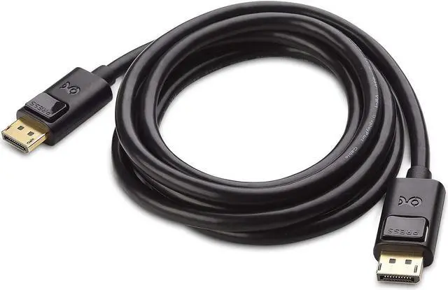 Alt view image 2 of 5 - Cable Matters 8K DisplayPort to DisplayPort Cable (DisplayPort 1.4 Cable) with 8K 60Hz Video Resolution and HDR Support - 3 Feet & USB C to DisplayPort Adapter