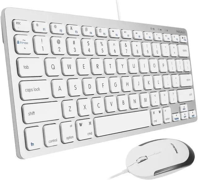 Alt view image 2 of 5 - Macally Mini Keyboard & Mouse Combo and a 1080P Webcam, Excellent Wide Angles Videos