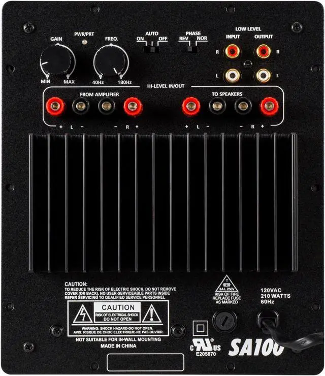 Alt view image 2 of 3 - Dayton Audio SA100 100W Subwoofer Plate Amplifier