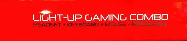 Alt view image 3 of 3 - Light-Up Gaming Combo