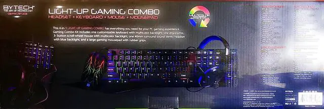 Alt view image 2 of 3 - Light-Up Gaming Combo