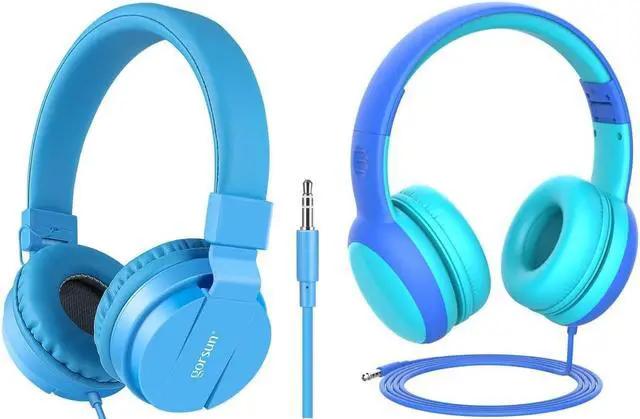 gorsun Toddler Headphones, Lightweight Stereo Wired Kids Headphones, Adjustable Headband Children's Headset for Smartphones Computer Pad Earphones - Newegg.com