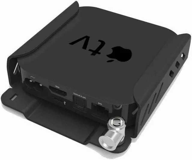Alt view image 3 of 5 - Maclocks ATVEN73 Apple TV Security Mount Enclosure (Black)
