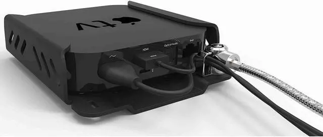 Alt view image 5 of 5 - Maclocks ATVEN73 Apple TV Security Mount Enclosure (Black)