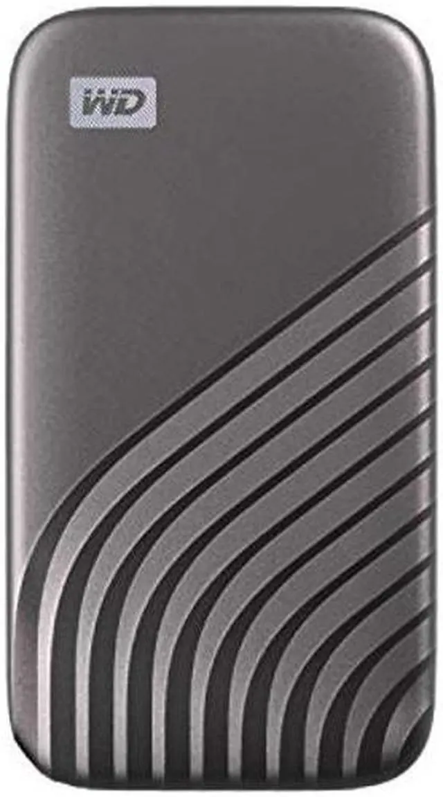 Main image of Western Digital 4TB My Passport SSD External Portable Solid State Drive, Grey, Up to 1,050 MB/s, USB 3.2 Gen-2 and USB-C Compatible (USB-A for older systems) - WDBAGF0040BGY-WESN