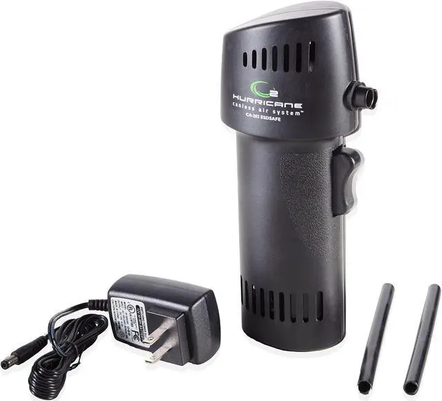 Main image of O2 Hurricane ESD-Safe Compressed Air Duster - Powerful Cordless Compressed Air Cleaner for Computer, Keyboard & Electronics. Rechargeable Mini Dust Fan Electric Blower for Car Detailing, Cleaning