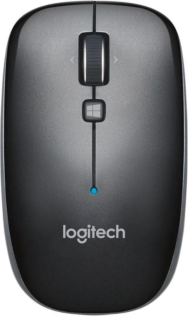 Main image of Logitech M557 Bluetooth Mouse - Wireless Mouse with 1 Year Battery Life, Side-to-Side Scrolling, and Right or Left Hand Use with Apple Mac or Microsoft Windows Computers and Laptops, Gray