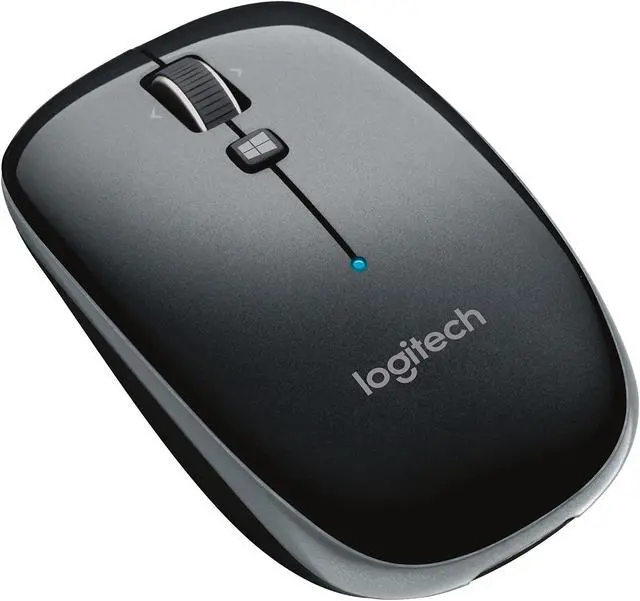Alt view image 2 of 4 - Logitech M557 Bluetooth Mouse - Wireless Mouse with 1 Year Battery Life, Side-to-Side Scrolling, and Right or Left Hand Use with Apple Mac or Microsoft Windows Computers and Laptops, Gray