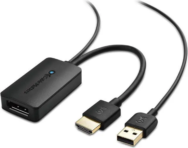 Main image of Cable Matters HDMI to DisplayPort Adapter (HDMI to DP Adapter) with 4K Video Resolution Support