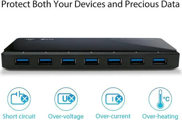 Alt view image 3 of 5 - TP-Link Switch UH720 - Noir