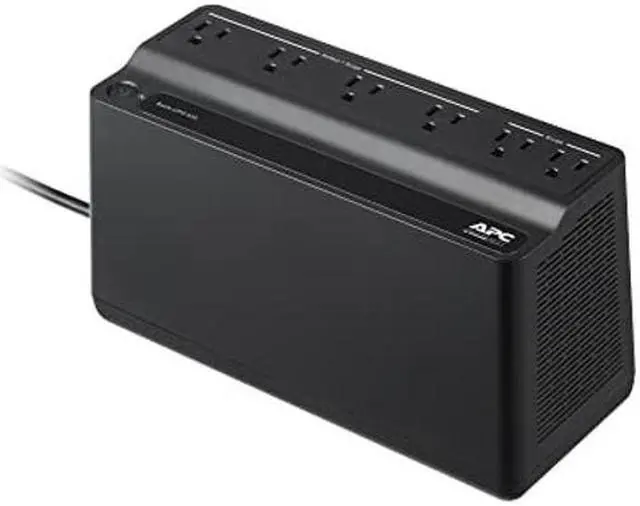 Main image of APC UPS Battery Backup Surge Protector, 425VA Backup Battery Power Supply, BE425M, Black