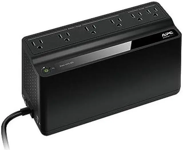 Alt view image 2 of 5 - APC UPS Battery Backup Surge Protector, 425VA Backup Battery Power Supply, BE425M, Black