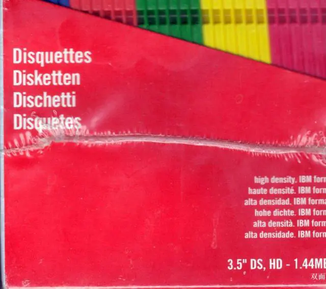 Alt view image 3 of 4 - Imation 3 1/2" Bulk Diskettes, IBM(R) Format, DS/HD, Rainbow, Box of 30