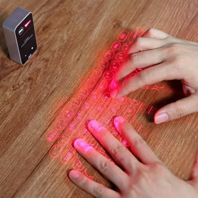Alt view image 5 of 5 - VirtualLaserKeyboard Laser Keyboard, Virtual Wireless Bluetooth Portable Projection Keyboard for Smart Phone PC Tablet Laptop