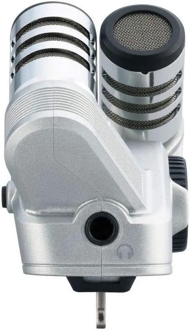 Alt view image 4 of 5 - Zoom iQ6 Stereo X/Y Microphone for iPhone/iPad for Recording Audio for Music, Interviews, and More,Silver