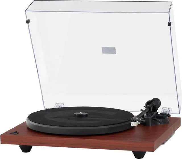 Alt view image 3 of 5 - Crosley C6B-MA Belt-Drive Bluetooth Turntable Record Player with Adjustable Tone Arm, Mahogany