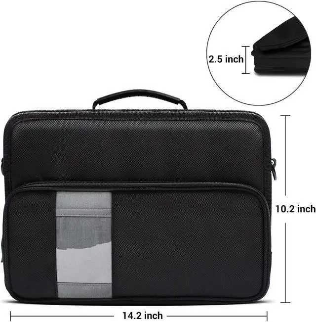 Alt view image 2 of 5 - iBenzer Stay in 2.0 13 Inch Shockproof Protective Always On Laptop Sleeve Case for 13.3 MacBook, Chromebook, Surface, Ultrabook, Black LS-BPS-0113BK